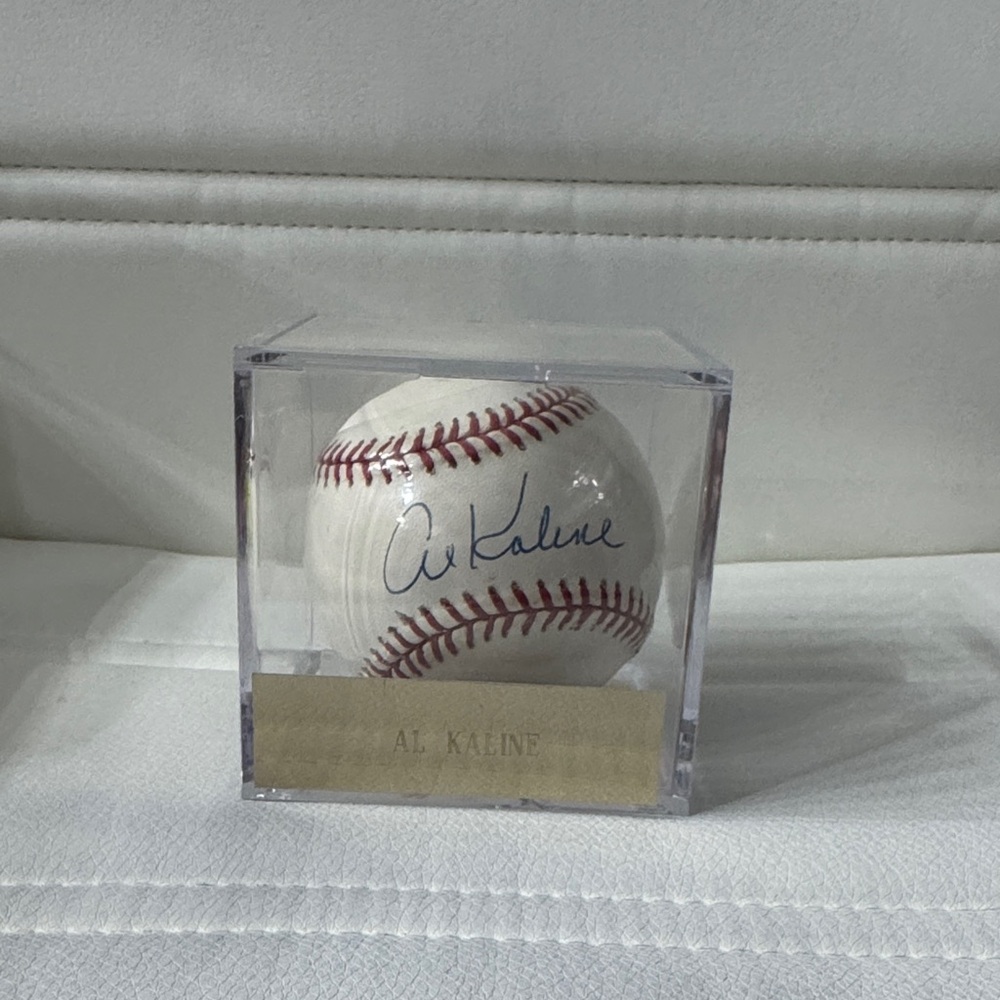 Autographed Al Kaline Baseball